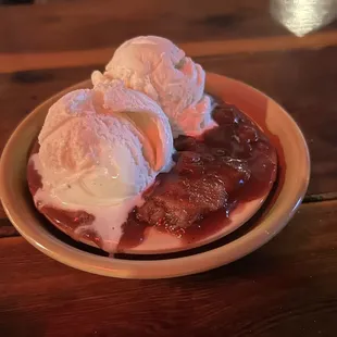 Cherry cobbler!