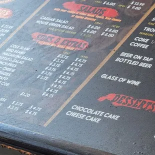 Small Garden Salad $6. Cashier states that it's $6.49 and he doesn't know about the pricing anywhere else.