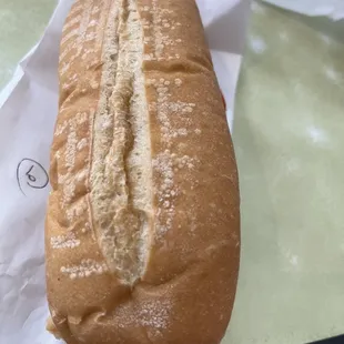 Tuna on WARM, delicious roll!