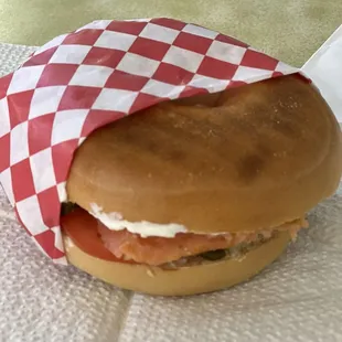 Nova Lox Sandwich