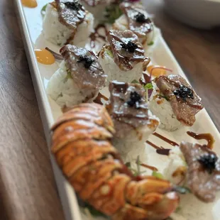 Surf and turf roll
