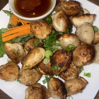 Fried Mini Pork Dumplings