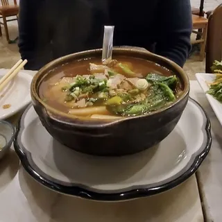 Spicy Five Spice Pork Belly Noodle Soup