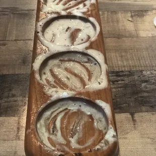 After 4 scoop flight shared by 2 people!