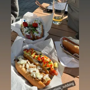 sandwich, hot dog, hot dogs, food