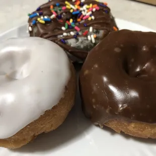 Delicious donuts.