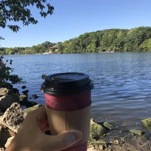 Tasty coffee with a view (view not included with purchase)