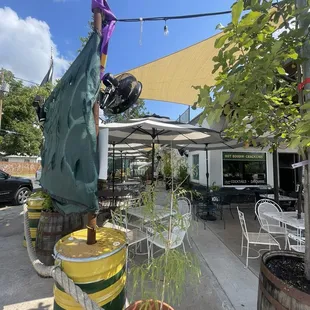 Right patio (Opentable has this option when you&apos;re making a reservation)