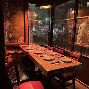 interior, sushi and sashimi