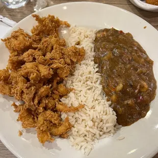 Crawfish half and half