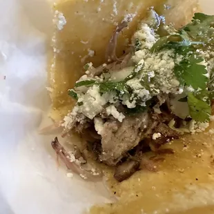 Pork taco traditional