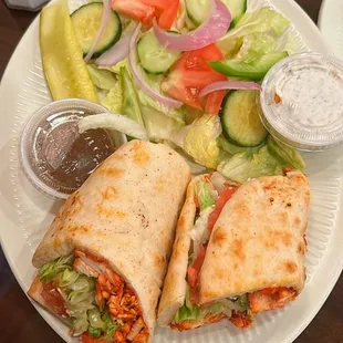 Chicken tikka wrap