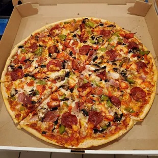 pizza, food