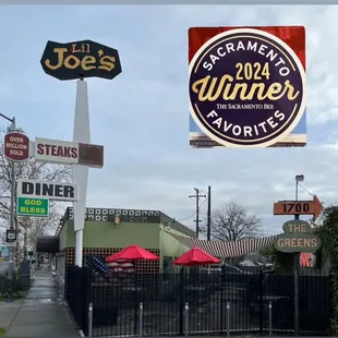 tacos, outside