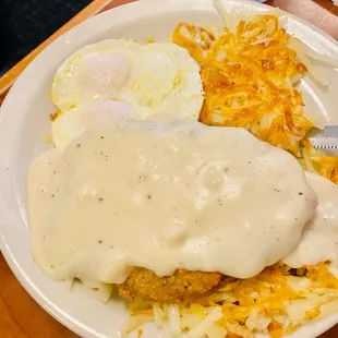 Country Chicken Fried Steak &amp; Eggs