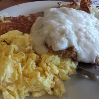 Chicken Fried Steak & Eggs*