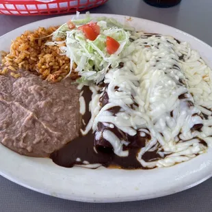 Chicken Mole Enchiladas