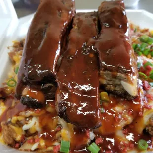 bbq ribs, ribs, food