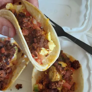 Chorizo tacos