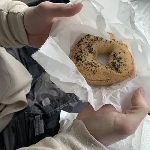 Poppyseed Bagel Toasted