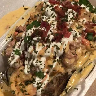 Seafood Baked Potato