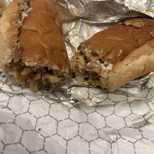Jerk Chicken Cheesesteak Sub