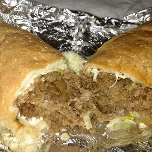 Steak sub, LTM fried onion