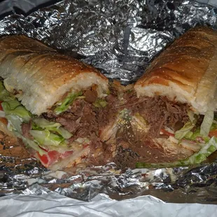 Steak sub LTM fried onions