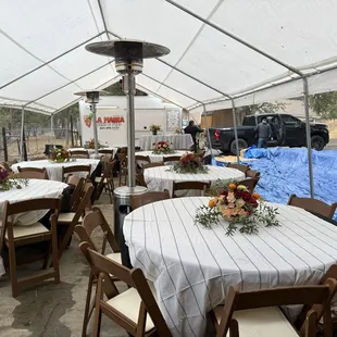 This tent saved the day!