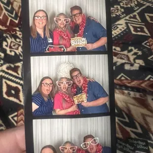 We loved the photo booth