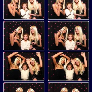 Excellent quality photo booth strips customized for any event!