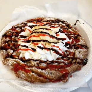 Oreo Deluxe Funnel Cake