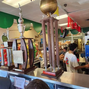 A line to the door but pretty quick service.