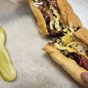 Pastrami sandwich