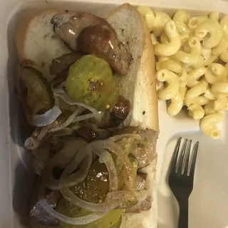 Jalapeno-Cheddar Sausage Sandwich