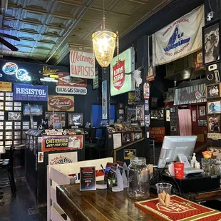 he interior of the restaurant