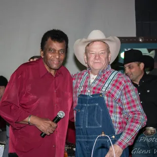 The great Charlie Pride and Lil&apos; Red at this year&apos;s Kowboys for Kids benefit.