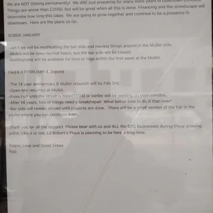 notice!