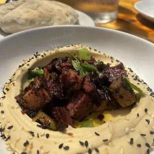 Pastrami hummus