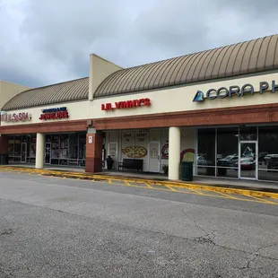 the outside of a store