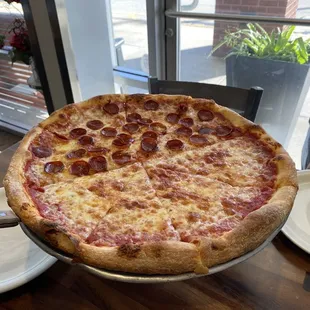 First time eating pizza since September. What a treat!!