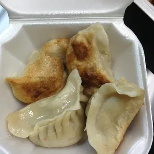 Fried pork dumplings are incredibly tasty, full of flavor