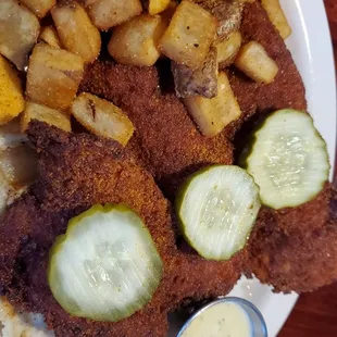 Hot chicken and waffles