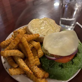 Nashville Hot Chicken Sandwich and Fries.