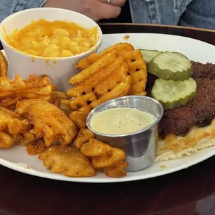 Nashville Hot Chicken Strips. That sauce is crazy good too!