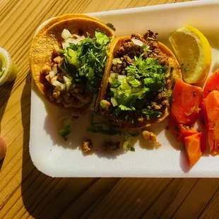 Chicken &amp; Beef tacos