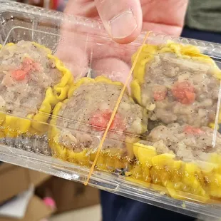 Lunch @Liliha Drive Inn/Take-Out; 10/12/2024. David also ordered some *Pork Hash*, 4 for $6.00 Dollah. Tastes better than Siu Mai? LOL