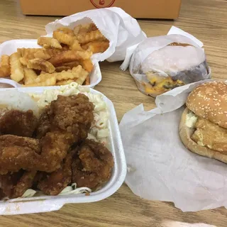 Double BBQ Cheeseburger