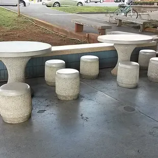 Tables &amp; chairs for outside dining