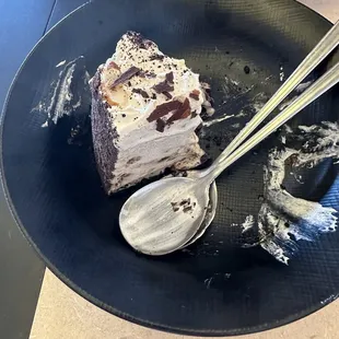 Our left over mud pie was yummy